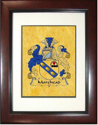 Morehead Coat of Arms Framed Print