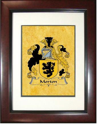 Morton Coat of Arms Framed Print