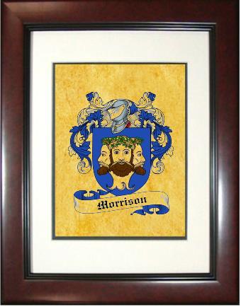 Morrison Coat of Arms Framed Print