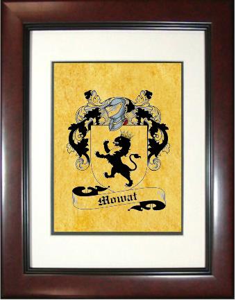 Mowat Coat of Arms Framed Print