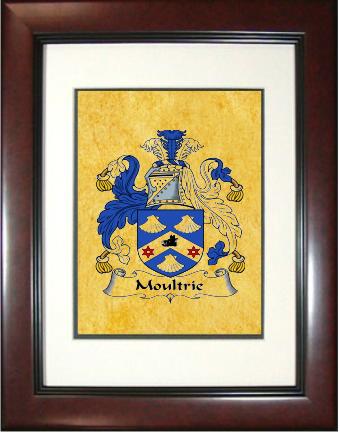 Moultrie Coat of Arms Framed Print