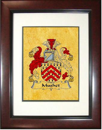 Mushet Coat of Arms Framed Print