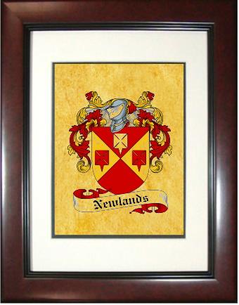 Newlands Coat of Arms Framed Print