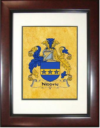 Niddrie Coat of Arms Framed Print