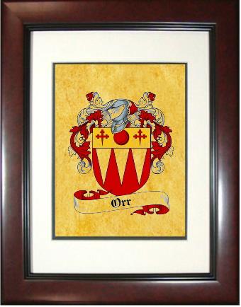 Orr Coat of Arms Framed Print