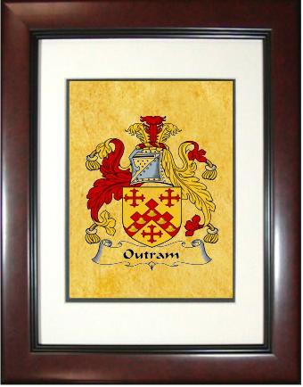 Outram Coat of Arms Framed Print