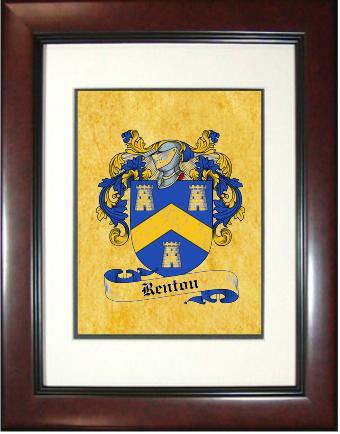 Renton Coat of Arms Framed Print