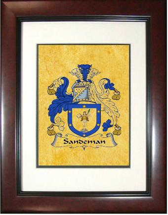 Sandeman Coat of Arms Framed Print