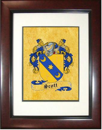 Scott Coat of Arms Framed Print