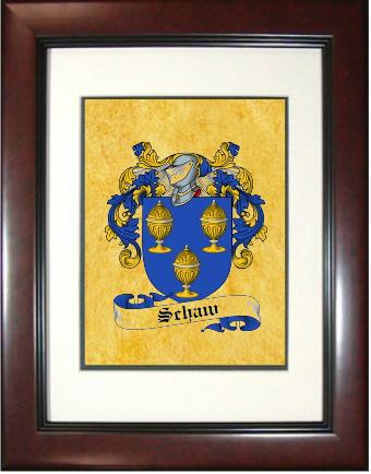Schaw Coat of Arms Framed Print