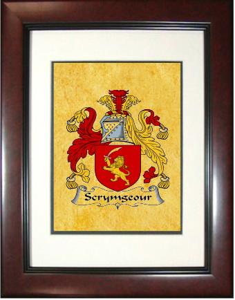 Scrymgeour Coat of Arms Framed Print