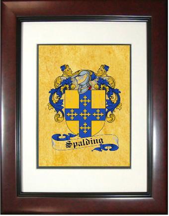 Spalding Coat of Arms Framed Print