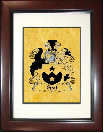 Spot Coat of Arms Framed Print