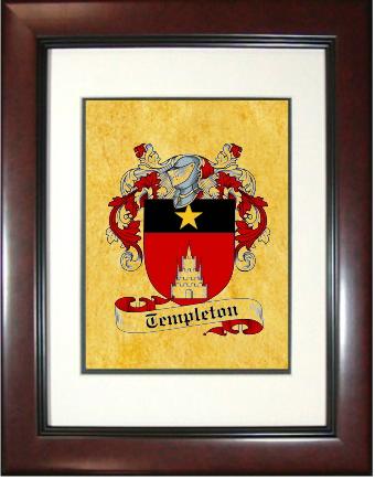 Templeton Coat of Arms Framed Print
