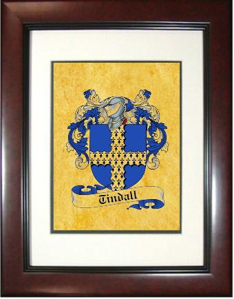 Tindall Coat of Arms Framed Print
