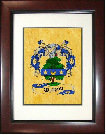 Watson Coat of Arms Framed Print