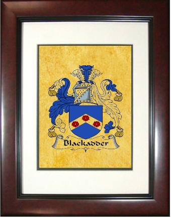 Blackadder Coat of Arms Framed Print