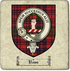 Vass Clan Ross Clan Badge Marble Tile