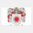 HURST FAMILY CREST - HURST COAT OF ARMS CLASSIC ROUND STICKER