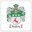 DOUGHERTY FAMILY CREST - DOUGHERTY COAT OF ARMS CLASSIC ROUND STICKER