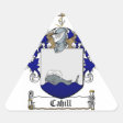 CAHILL FAMILY CREST - CAHILL COAT OF ARMS CLASSIC ROUND STICKER
