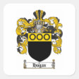 HOGAN FAMILY CREST - HOGAN COAT OF ARMS CLASSIC ROUND STICKER