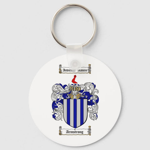 ARMSTRONG FAMILY CREST - ARMSTRONG COAT OF ARMS KEYCHAIN