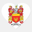 HARRISON FAMILY CREST - HARRISON COAT OF ARMS CLASSIC ROUND STICKER