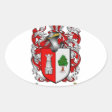 CASTILLO FAMILY CREST - CASTILLO COAT OF ARMS CLASSIC ROUND STICKER