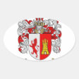 GALLEGOS FAMILY CREST - GALLEGOS COAT OF ARMS CLASSIC ROUND STICKER