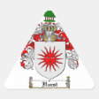 HURST FAMILY CREST - HURST COAT OF ARMS CLASSIC ROUND STICKER