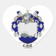 CAHILL FAMILY CREST - CAHILL COAT OF ARMS CLASSIC ROUND STICKER