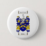 FOWLER FAMILY CREST - FOWLER COAT OF ARMS PINBACK BUTTON