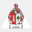 CASTILLO FAMILY CREST - CASTILLO COAT OF ARMS CLASSIC ROUND STICKER