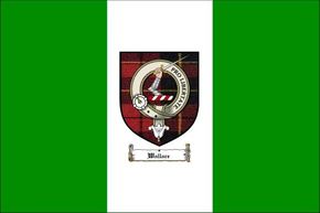 Wallace Clan Badge Flag