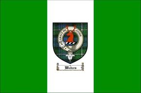 Waters Clan Badge Flag