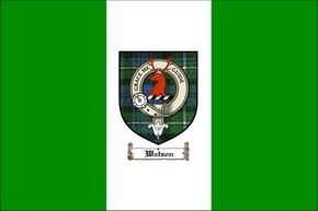 Watson Clan Badge Flag