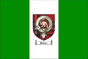 Webster Clan Badge Flag