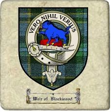 Weir Blackwood Clan Badge Marble Tile