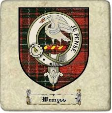 Wemyss Clan Wemyss Clan Badge Marble Tile