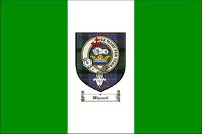 Whannell Clan Badge Flag