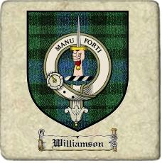 Williamson Clan Mackay Clan Badge Marble Tile
