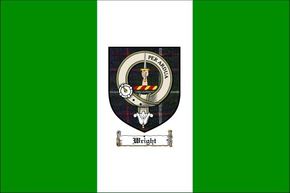 Wright Clan Badge Flag