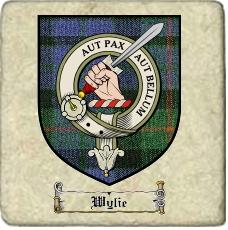 Wylie Clan Badge Marble Tile