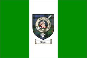 Wyllie Clan Macfarlane Clan Badge Flag