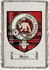 Wyllie Clan Macfarlane Clan Badge Throw Blanket