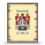 Yates Coat of Arms Print