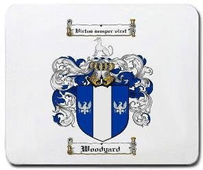 Woodyard coat of arms mouse pad