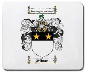 Silvan coat of arms mouse pad