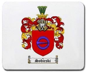 Sobieski coat of arms mouse pad